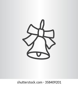 School bell vector illustration