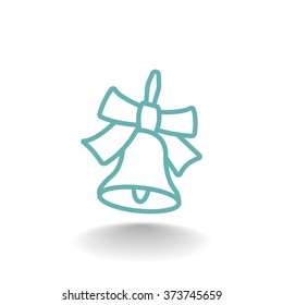 School bell vector illustration