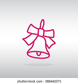 School bell vector illustration