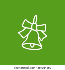 School bell vector illustration