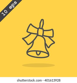 School bell vector illustration