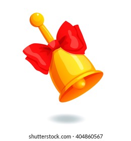 School bell vector illustration