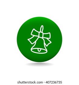 School bell vector illustration