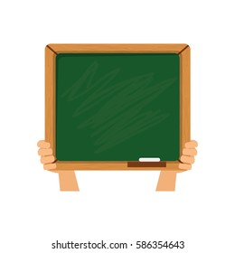 School blackboad isolated icon vector illustration graphic design