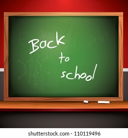 School blackboard background