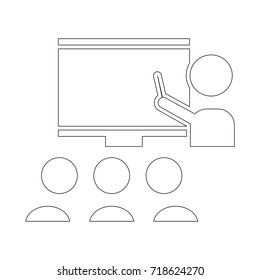 school blackboard icon