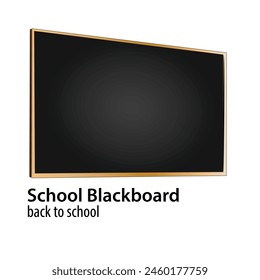 School blackboard Illustration vector based