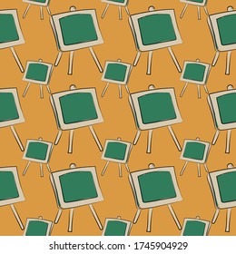 School blackboard , illustration, vector on white background