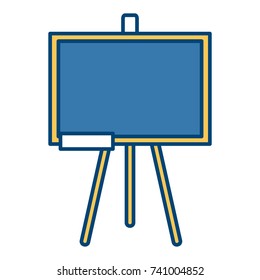 School blackboard isolated