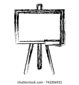 School blackboard isolated