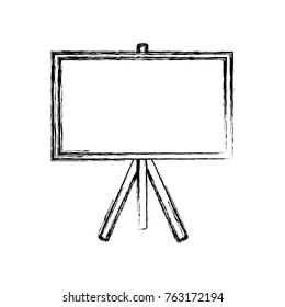 School blackboard isolated