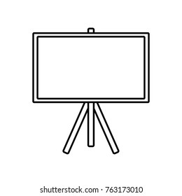School blackboard isolated