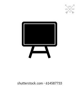 School Blackboard on Stand Icon