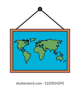 school board with atlas