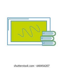school board with books tools study