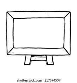 school board / cartoon vector and illustration, black and white, hand drawn, sketch style, isolated on white background.