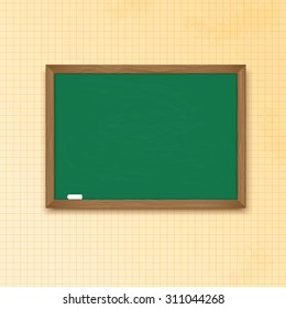 School board and chalk