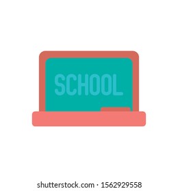 school board flat style icon vector illustration design
