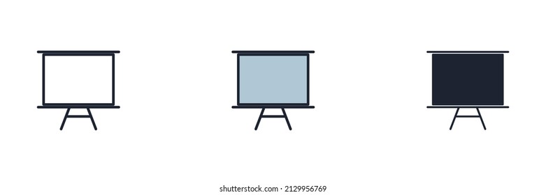 school board icon symbol template for graphic and web design collection logo vector illustration