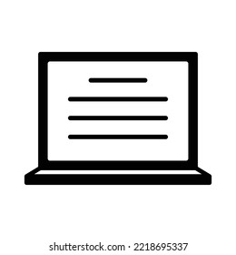 School Board Icon Vector Design Template