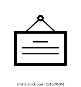 School Board Icon Vector Design Template