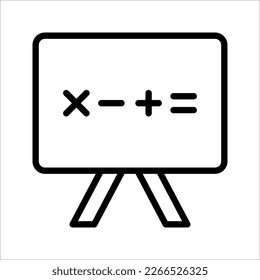 school board icon vector illustration isolated on white background