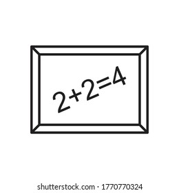 school board icon vector sign symbol