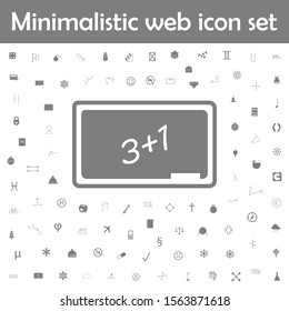 School board icon. Web, minimalistic icons universal set for web and mobile