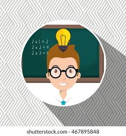 school board idea student vector illustration graphic