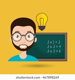 school board idea student vector illustration graphic