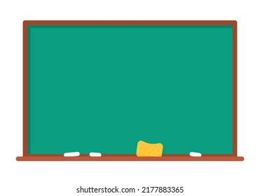 School board isolated on white background. Back to school. Design element for banner or website. Vector illustration