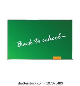 school board with message on it vector illustration
