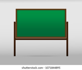 The school Board on the background. Vector illustration modern design template.