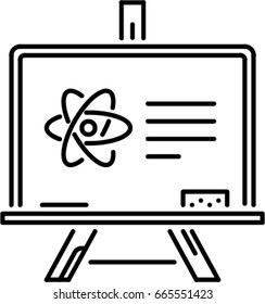 school board outline icon

