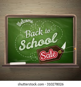 School board Sale background. EPS 10 vector file included