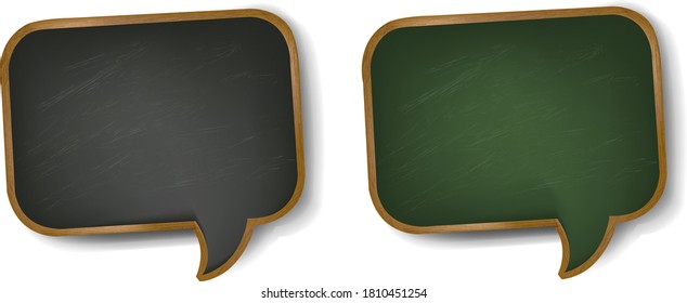 School Board And Text Back To School With White Background With Gradient Mesh, Vector Illustration