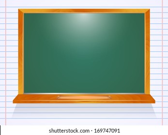 School board vector illustration