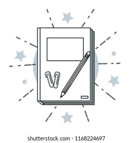 School book cartoon