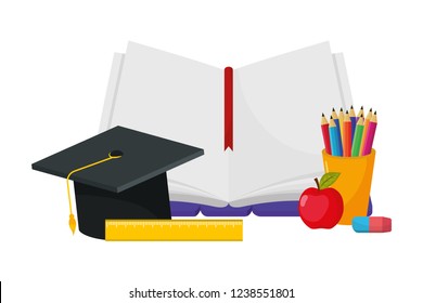 school book cartoon