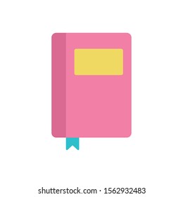school book flat style icon vector illustration design