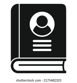 School book icon simple vector. Education graduate. Online study