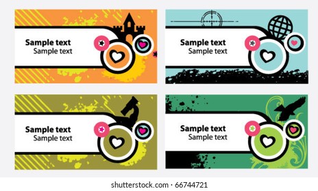 School book label set 3