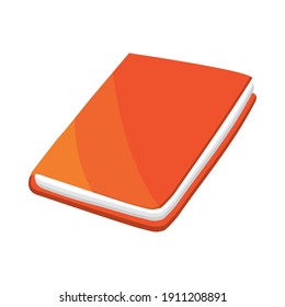 school book learn education supply icon flat design vector illustration