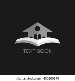School Book Logo Design Template.
