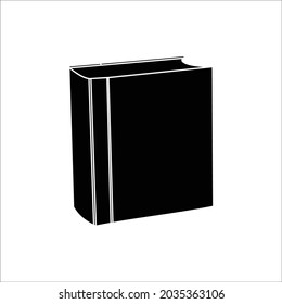 school book solid icon illustration