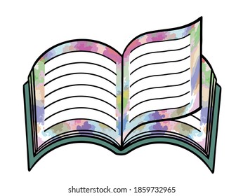 Colección de papelería de libros escolares. Stationery
