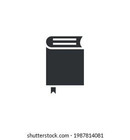 school book vector icon novel education