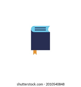 school book vector icon novel education