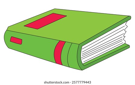 A school book vector illustration