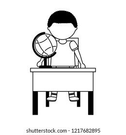 school boy cartoon